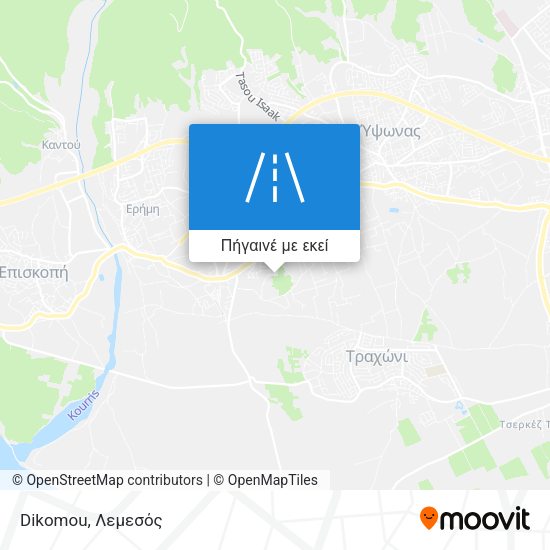 Dikomou χάρτης