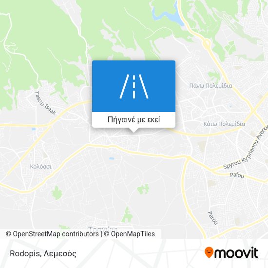 Rodopis χάρτης
