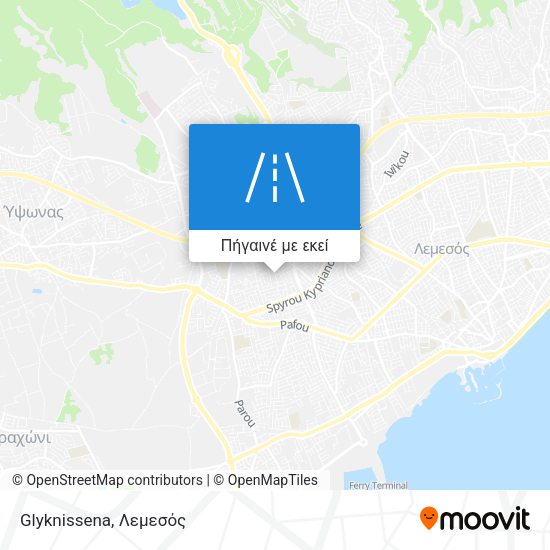 Glyknissena χάρτης