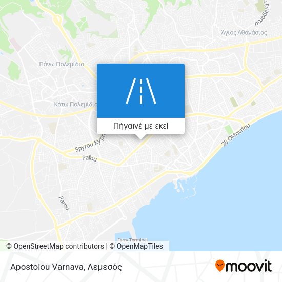 Apostolou Varnava χάρτης