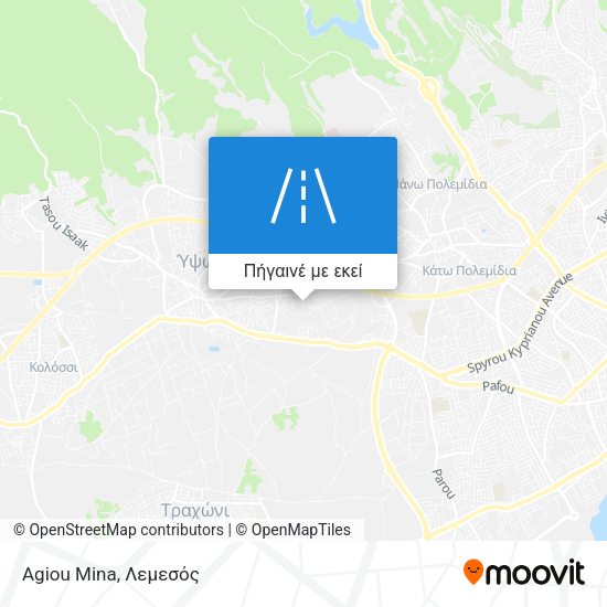 Agiou Mina χάρτης