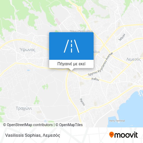 Vasilissis Sophias χάρτης