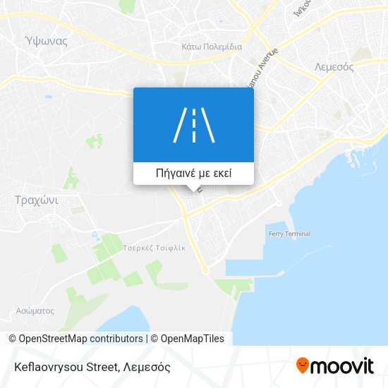 Keflaovrysou Street χάρτης