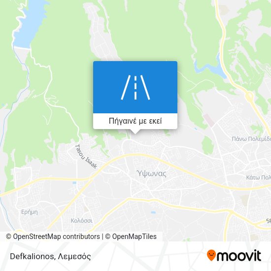 Defkalionos χάρτης