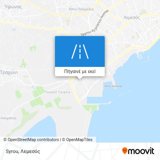 Syrou χάρτης