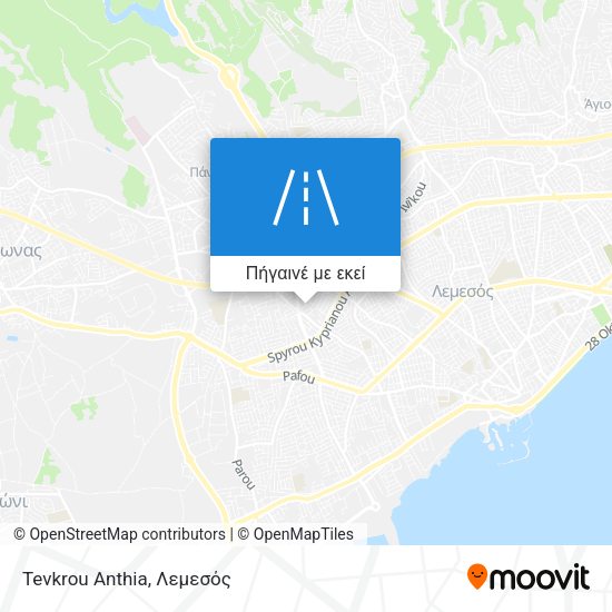 Tevkrou Anthia χάρτης