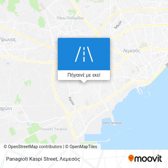 Panagioti Kaspi Street χάρτης