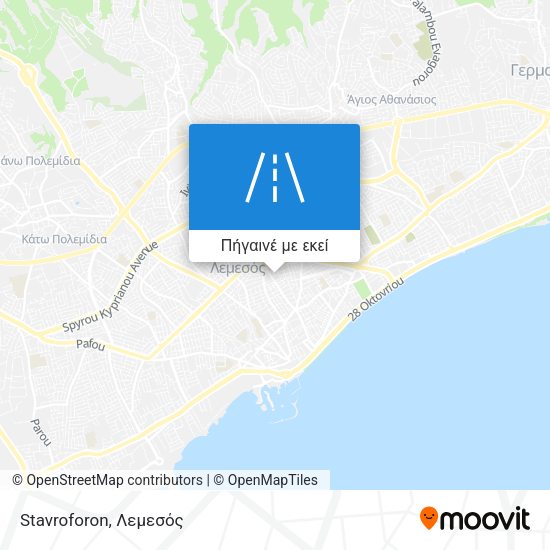 Stavroforon χάρτης