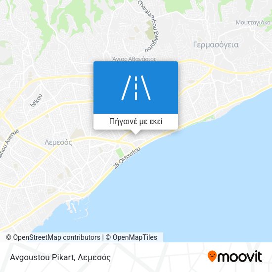 Avgoustou Pikart χάρτης