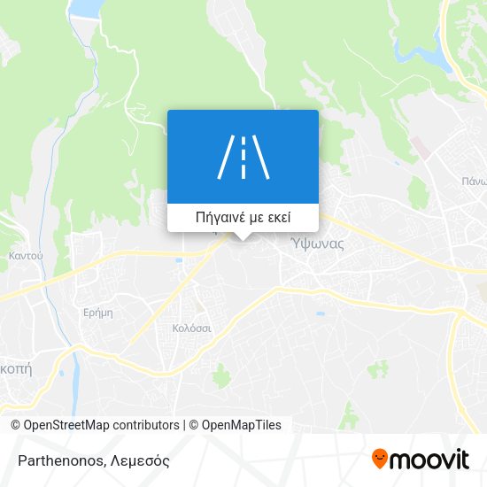 Parthenonos χάρτης