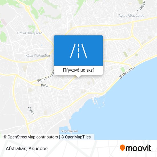 Afstralias χάρτης