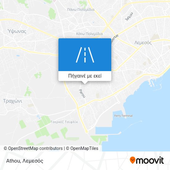 Athou χάρτης