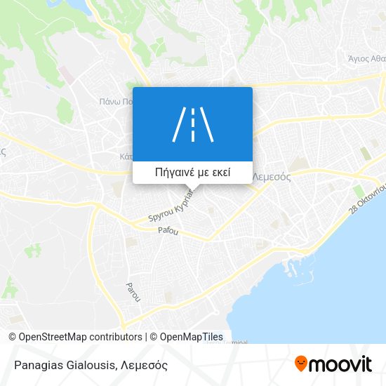 Panagias Gialousis χάρτης