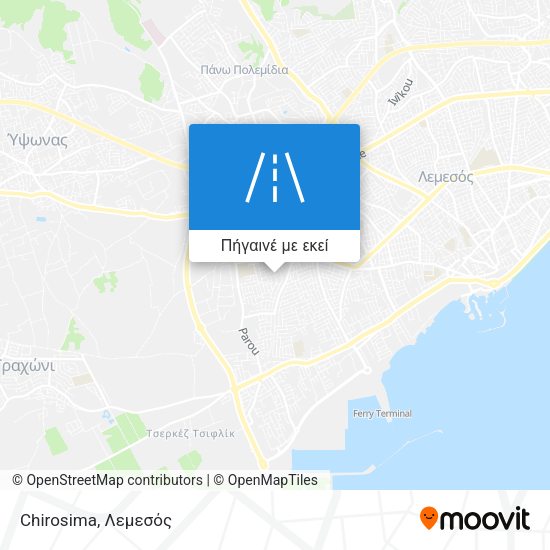 Chirosima χάρτης