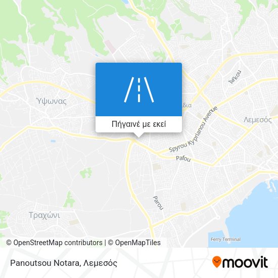 Panoutsou Notara χάρτης