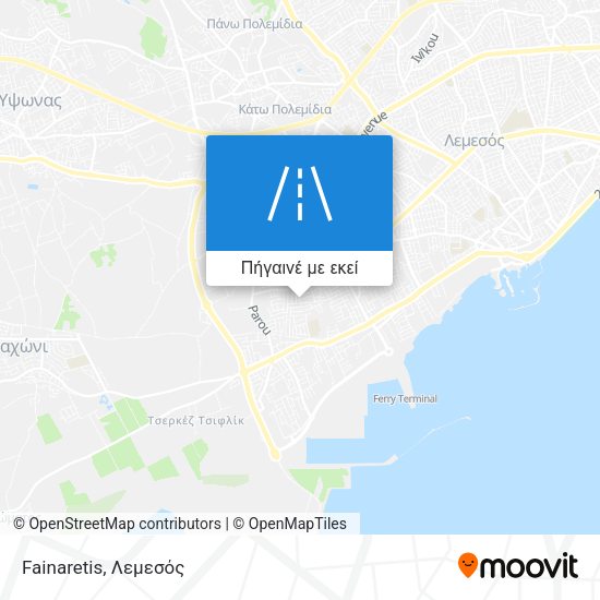 Fainaretis χάρτης