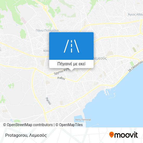 Protagorou χάρτης