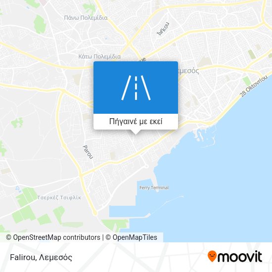 Falirou χάρτης