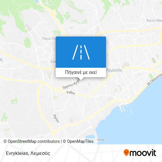 Evrykleias χάρτης