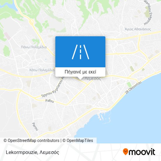 Lekormpouzie χάρτης