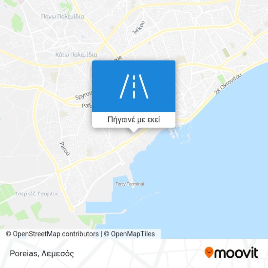 Poreias χάρτης