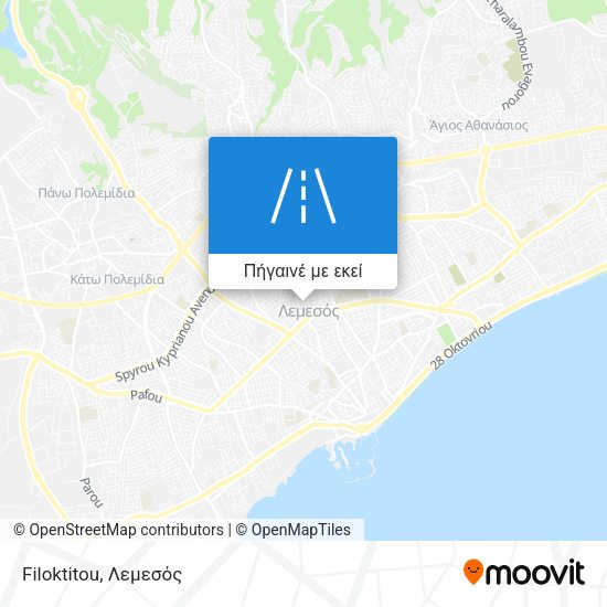 Filoktitou χάρτης