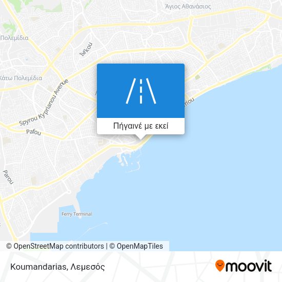 Koumandarias χάρτης