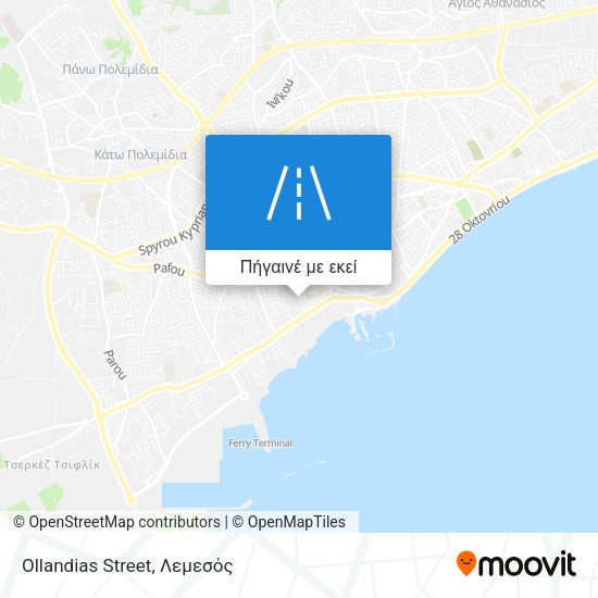 Ollandias Street χάρτης