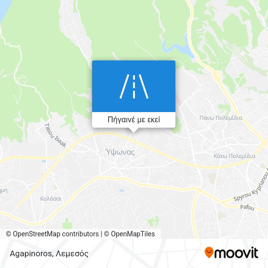 Agapinoros χάρτης