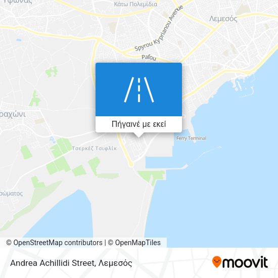 Andrea Achillidi Street χάρτης