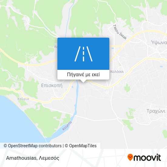 Amathousias χάρτης