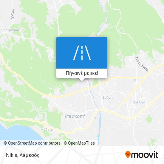 Nikis χάρτης