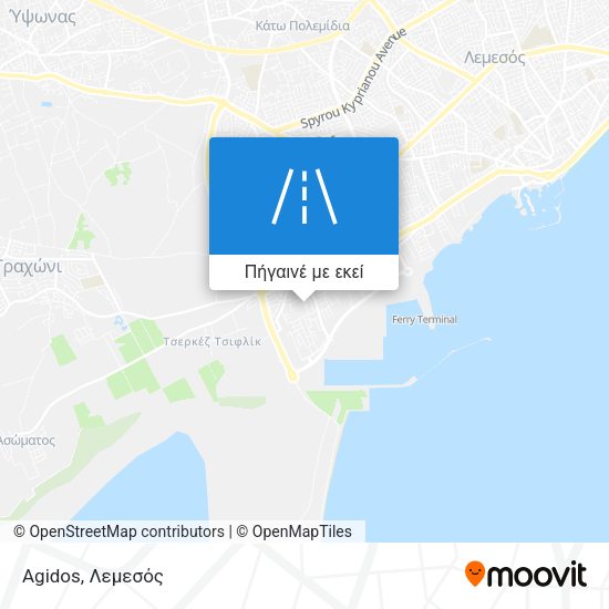 Agidos χάρτης
