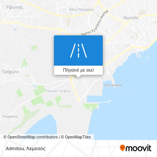 Admitou χάρτης