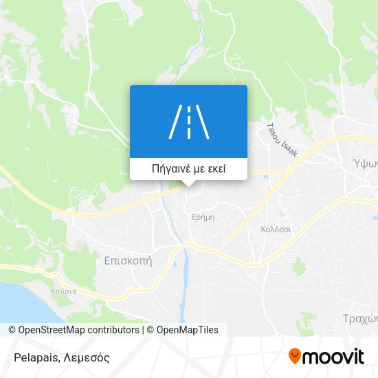 Pelapais χάρτης