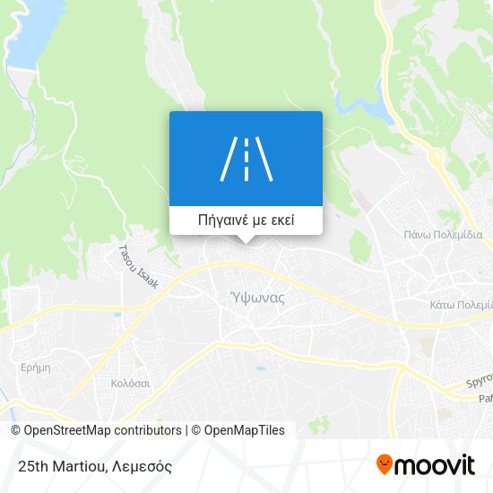 25th Martiou χάρτης