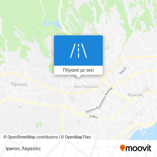 Iperon χάρτης