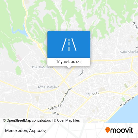 Menexedon χάρτης