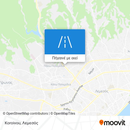 Koroivou χάρτης