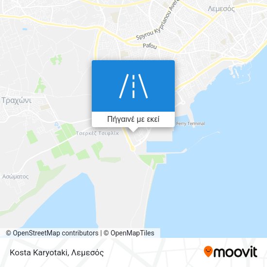 Kosta Karyotaki χάρτης