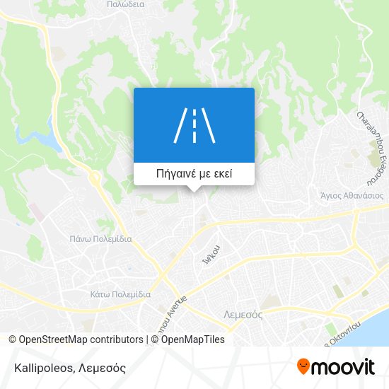 Kallipoleos χάρτης