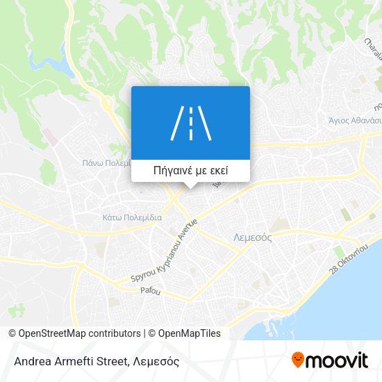 Andrea Armefti Street χάρτης