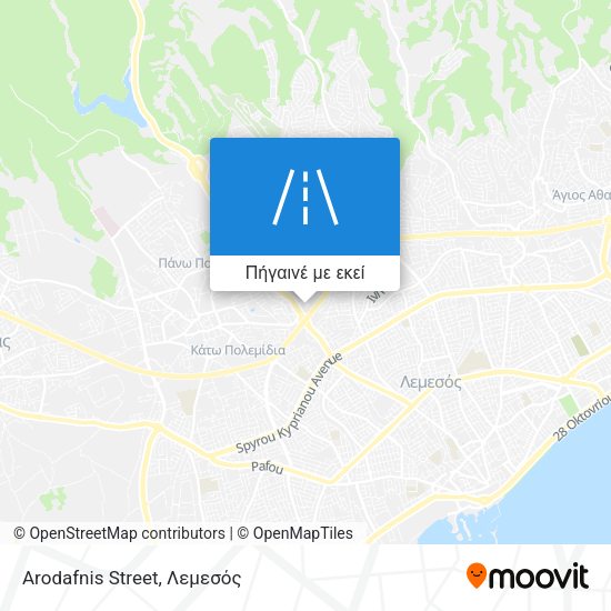 Arodafnis Street χάρτης