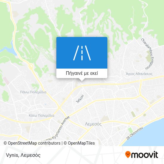 Vynis χάρτης