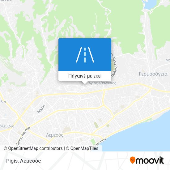 Pigis χάρτης