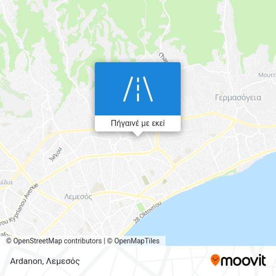Ardanon χάρτης