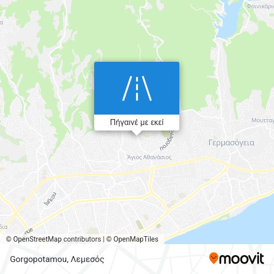 Gorgopotamou χάρτης