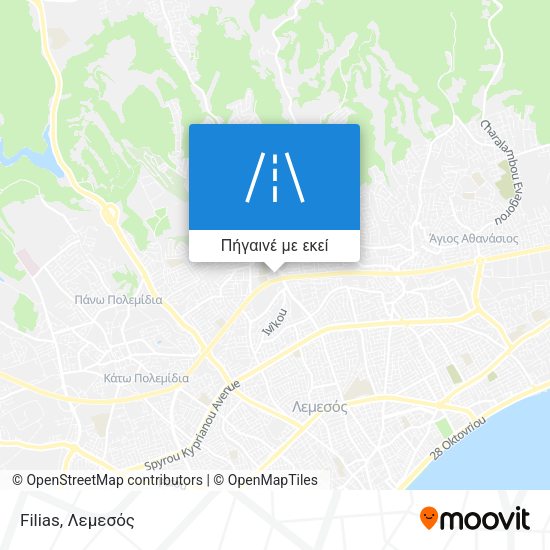 Filias χάρτης