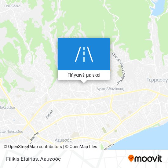 Filikis Etairias χάρτης