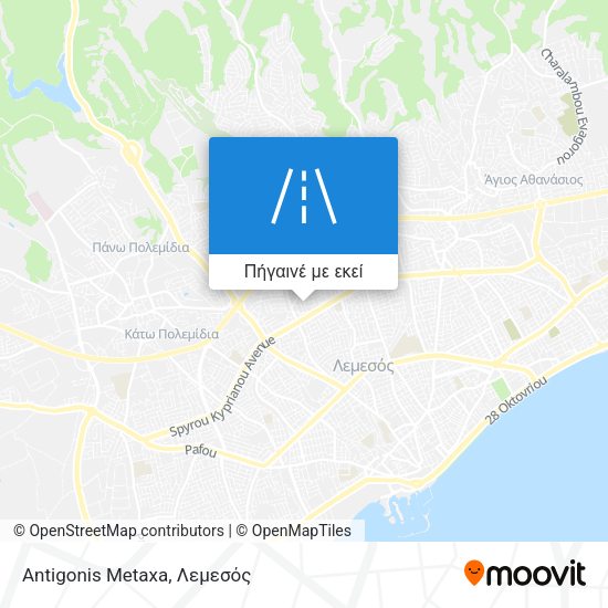 Antigonis Metaxa χάρτης